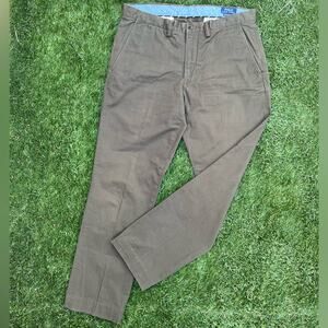 Polo Ralph Lauren The Polo Chino Pants Khaki Green Stretch Canvas Trousers 34x32